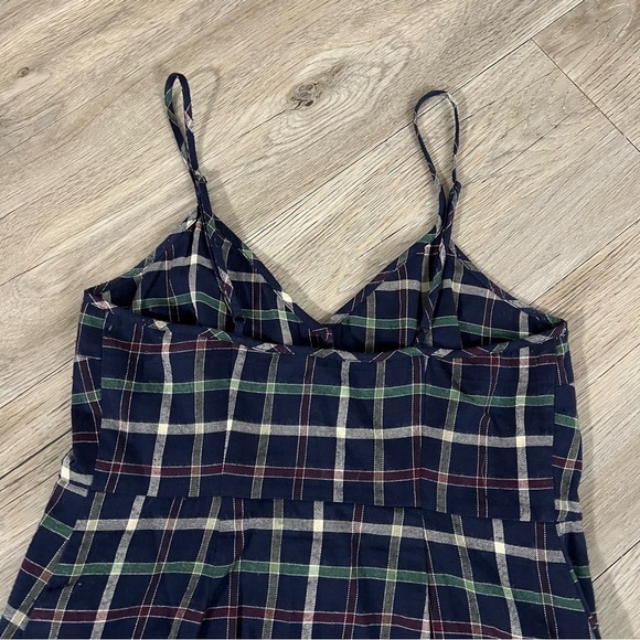 Urban Outfitters Blue and White Sleeveless Midi Slip Dress​ - Picture 5 of 7